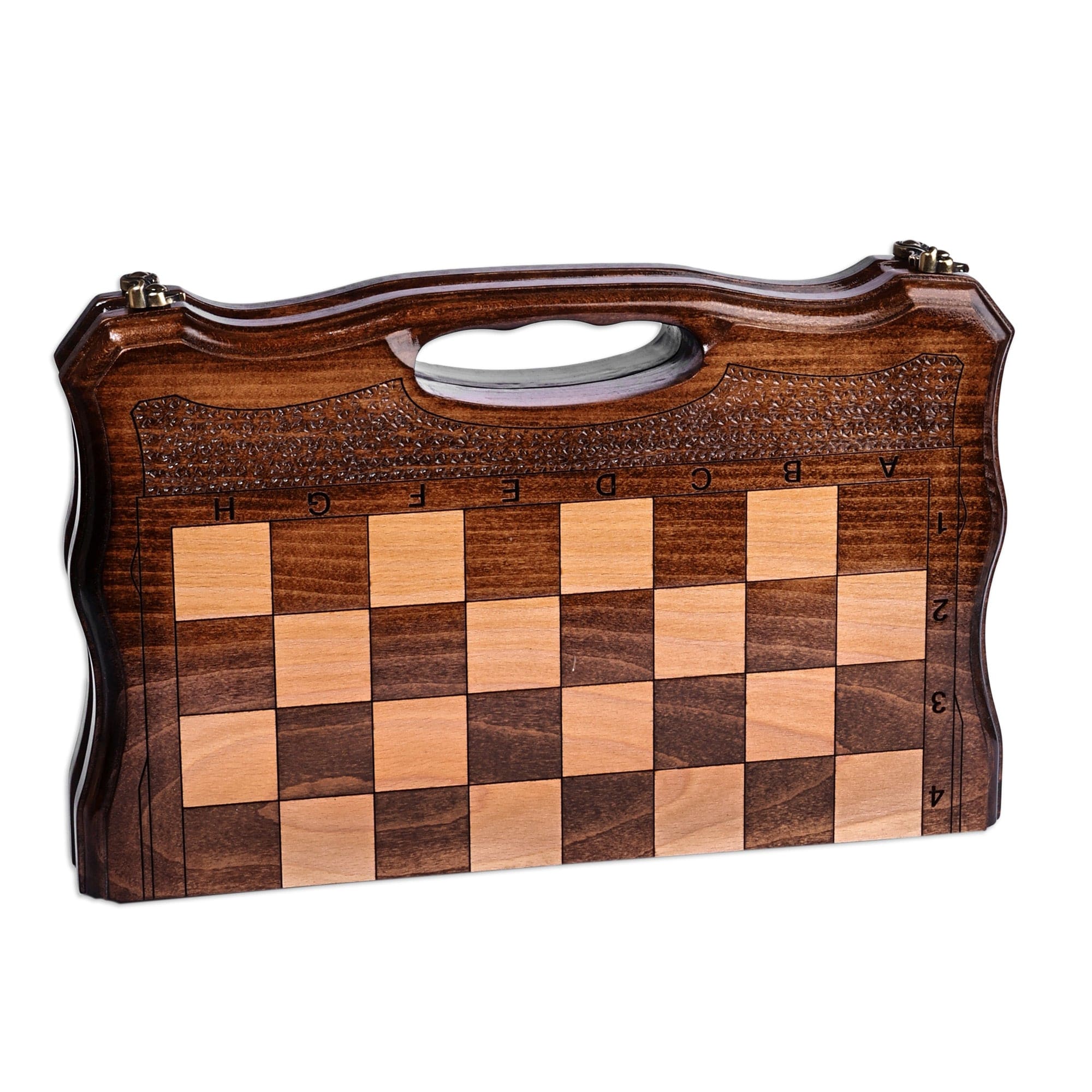 Armenian Handcrafted Wood Chess & Backgammon Board Game Set - Double the Excitement